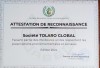TOLARO GLOBAL SAS distinguée par l'Agence Béninoise de l'Environnement